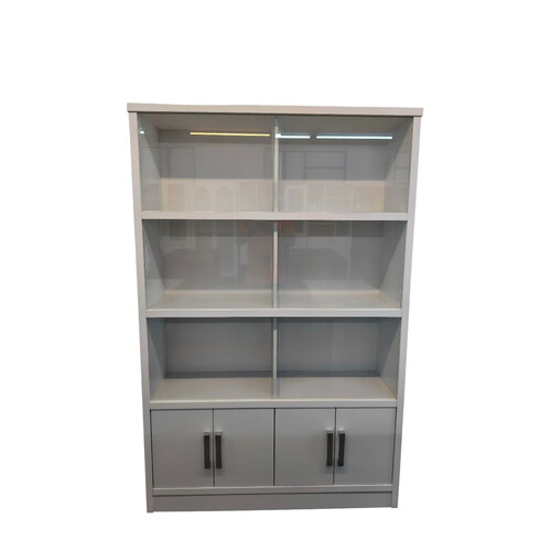 BS-050 4' BOOKSHELF WITH GLASS DOOR BS-050 4' BOOKSHELF WITH GLASS DOOR